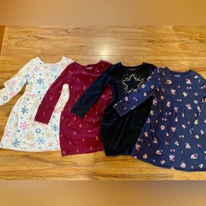 5T long sleeve dresses